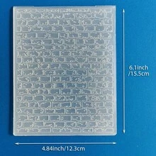 Embossing Plates, Wall Tiles, Wood Grain, Multiple Pattern Embossing Templates, Plastic Texture Mats, Suitable For Greeting Card Making, Scrapbooking, DIY Paper Crafts - Embossed Wall Tiles - View 18