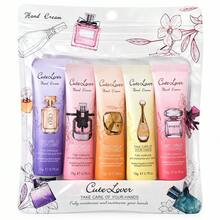 Flavia SET OF 5 FRAGRANCED HAND CREAMS – Moisturizing And Nourishing – Hand Care With Various Scents – Gift Idea For Women - Floral - View 3