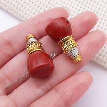 2pcs Buddhist Mala Guru Beads Colorful Resin Three Hole Buddha Head With Metal Tower Connector For Handmade Prayer Bead Accessories 14x26mm - Multicolor - View 12