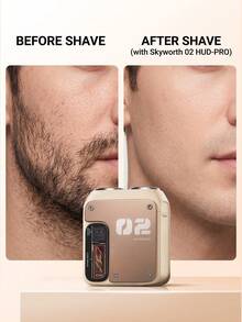SKYWORTH 1pc Waterproof Mini Electric Shaver For Wet & Dry Use | 60min Fast Charge + 60min Runtime | Type-C Portable Travel Razor For Men - Style B - View 6