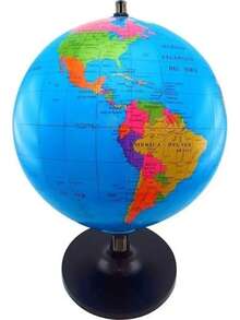 Large Rotating Globe Map, 20cm, Educational School Globe, 1pc - A - View 3