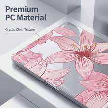 1-Piece Clear Crystal Shockproof Protective Case For MacBook/Matebook,Full Transparent Hard PC Cover With Cooling Vents,Snug Fit Laptop Shell,Compatible With 13 Neo/13.3 Air/13.3 Pro/13.6Air/14.2 Pro/15Air/16.2Pro/D16/14 Ultra - View 7