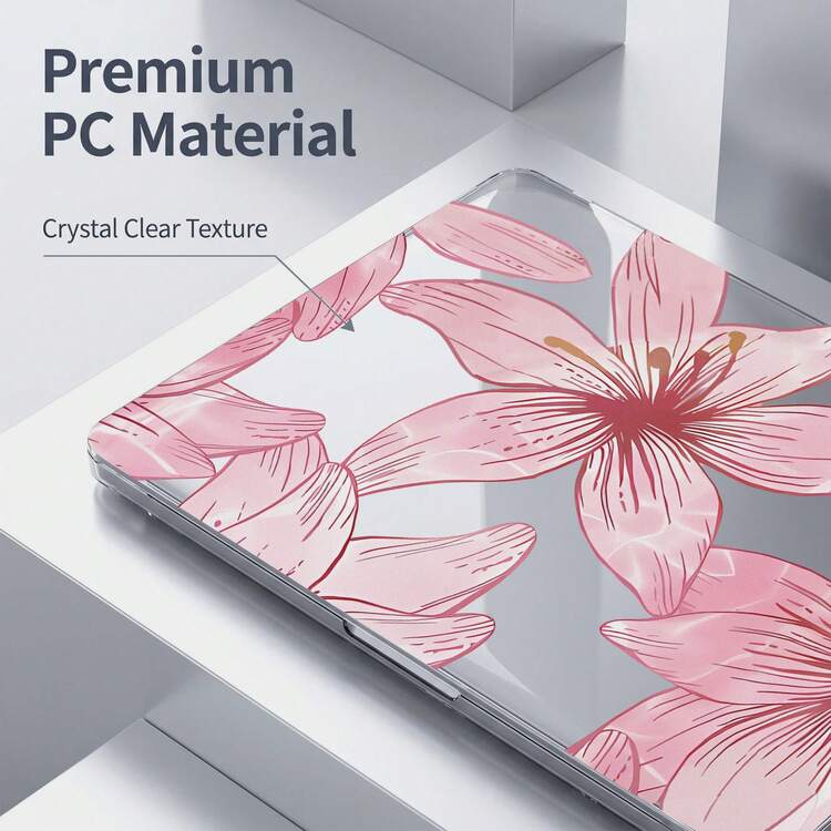 1件裝透明水晶防震保護殼，適用於MacBook/Matebook，全透明硬PC外殼附散熱孔，貼合式筆電殼，相容13 Neo/13.3 Air/13.3 Pro/13.6 Air/14.2 Pro/15 Air/16.2 Pro/D16/14 Ultra - 查看 7