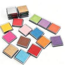 1/2/20pcs Mixed Color Ink Pads, Washable, High Aesthetic, Compact And Portable, Suitable For Crafts, Scrapbooking And Various Activities, Vibrant Colors, Perfect For DIY Handmade, Art Projects, Back To School Stationery, Fun Holiday Gifts, Creative Ink Pads - Multi-color - View 4