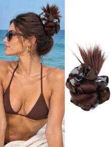 1-Pack (Available In 5-Inch And 8-Inch Sizes): Elegant Claw Clip Hair Accessory-A Stylish Choice For Everyday Updos. - Multicolor - View 8