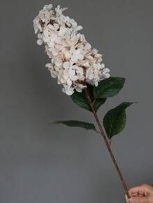 1PC, Autumn Long Branch Vintage Hydrangea Artificial Flower, Wedding Scene Layout Road Guide Fake Flower Photography Prop Hydrangea - Multicolor - View 5