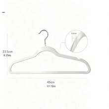 Premium Velvet Hangers,Non-Slip Thin Flocked Felt Hangers, Sturdy Clothes Hangers, Heavy Duty Coat &Suit Hangers, Durable Suit Hangers For Closet Use, Ideal Closet Supplies 1PC - Multicolor - View 5