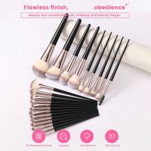40pcs & 22pc Free GiftMakeup Brushes Set Powder Foundation Blush Eyeshadow Concealer Eyebrow Spoolie Brushes With Makeup Sponges Triangle Powder Puffs Silicone Brush Cleaning Bowl Portable Transparent Washbag, Bonus Makeup Remover Sponge Gift - Multicolor - View 12