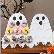 1 Set Halloween Donut Display Stand - White Ghost - View 1