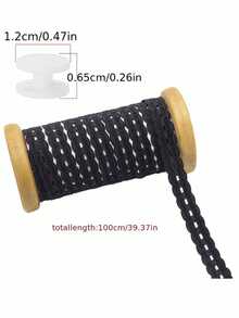 4pcs Set (1 Strap + 3 Buckles) Exquisite Lace Hem Waistband, Suitable For T-Shirts, Dresses, Shirts, Invisible Button Extender, Used To Shorten Clothing Length; No-Tie Hem Adjuster, Suitable For Sweaters, Pants (Neutral Home Sewing Tool) - Multicolor - View 8