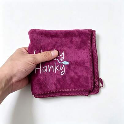 1pc 30*30cm Christmas Humorous Towel Gift, New Year Towel Gift, 12 Inch Microfiber Embroidered Letter Funny Face Towel, Suitable For Couples, Wedding Season Honeymoon Gift, Adult Humorous Gift, Perfect For Valentine's Day, Couple Birthday Gift, Wedding Anniversary Gift, White Elephant Exchange Gift, Gag Gift
