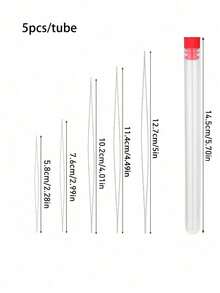 Set Alat Merangkai Manik-Manik Stainless Steel 5/10/15/50 buah, Termasuk Jarum Merangkai Manik-Manik, Jarum Bermata Besar, Jarum Pembuka, dan Aksesoris Merangkai Kalung Buatan Tangan - View 11