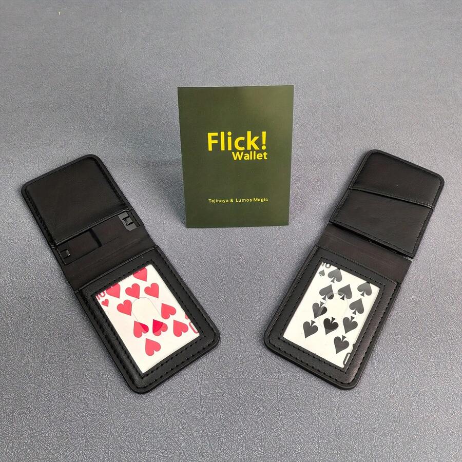 Magic Wallet Instant Card Production Close-Up Magic Prop, Fick Card Appearance & Disappearance Wallet, Beginner Magic Performance Accessory, Fun Street & Stage Magic Prank Toy, Party Entertainment Magic Prop, Novelty Gift For Magic Enthusiasts