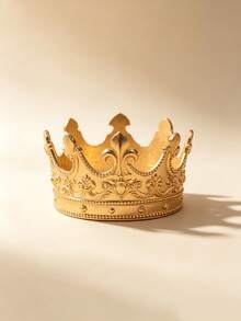 Crown Fondant Molds 3D Crown Cake Decorating Silicone Mold Birthday Party Cake Decoration Cupcake Topper Polymer Clay Chocolate Candy Gum Paste - Light Grey - View 5