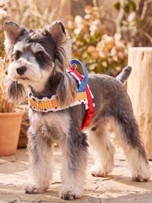 DomKim Saddle Style No Pull Dog Harness With Back Control Handle, Thick Soft Padded Escape Proof Vest Harness, Adjustable Durable Pet Chest Strap, Reflective Walking Gear For Small Medium Large Dogs Outdoor Hiking Daily Stroll - Multicolor - View 2