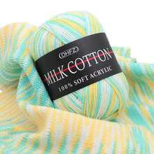 4pcs/200g Luxury Gradient Dyed Thick Colorful Yarn, Soft And Comfortable Texture. Suitable For Hand Knitting And Crochet: Sweaters, Scarves, Coats, Shawls, Hats, Socks DIY And Other Handmade Crafts, Multiple Rich Colors Available. - LOMA - View 6