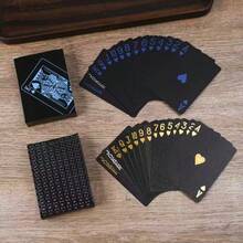 Tear-Resistant High-Quality Poker Card Set, Luxury Gold Foil Heart Design, Portable Storage Box, Halloween Thanksgiving Christmas Party Game Gift Recommendation - Multicolor - View 3