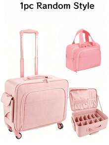 Professional Waterproof Cosmetic Storage Bag - Portable Handheld Beauty Bag, Lightweight Durable And Fashionable; Suitable For Travel And Home Use. - Multicolor - View 11