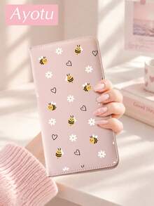 Bees & Daisies Car Registration & Insurance Document Holder – Vehicle Glove Box Organizer, Auto & Truck Storage Accessory, Ideal For Storing Important Papers, Driver Licenses, Passports, Cards, Small Auto Accessories And Other Documents. - Multicolor - View 4