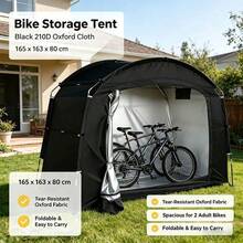 [Fits 2-3 Bicycles] Extra Large Outdoor Bicycle Storage Tent - UV Resistant, Fits 2-2 Bicycles, Portable, Foldable, Suitable For Garage/Garden Storage - Tent - View 7