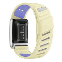 Soft Silicone Dual-Color Sports Watch Band For 5.0 Wristband Fitness Tracker, Smart Watch Band Replacement, 5.0 Wristband Unisex, 12 Colors Available - 25mm - View 21