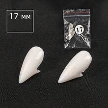 1 Pair Vampire Fang Teeth Decoration, Unisex Holiday Cosplay Accessory, Stage Prop Gift - Multicolor - View 4