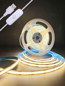 LED Light Strip, Christmas USB Powered 5V COB LED Light Bar, Christmas Lighting With Touch Control, Adjustable Brightness, Suitable For Christmas Decoration TV Backlight, Mirror Decoration, Bedroom LED Light, Living Room Decoration, Christmas Decoration, Holiday Lighting - LED Strip Light - View 5