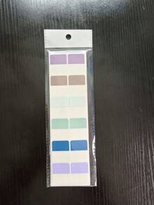 60/120/240入莫蘭迪色半透明黏性索引標籤，頁面標記分類貼紙，適用於學校辦公文件標記、手帳計畫本，創意文具 - Dark Color - 查看 13