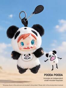 Pop Mart Labubu POLAR-Monster Baby Monster Collection Manual Series Plush Pendant Blind Box Ver.1 - MultiWarna - View 10