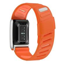 Soft Silicone Dual-Color Sports Watch Band For 5.0 Wristband Fitness Tracker, Smart Watch Band Replacement, 5.0 Wristband Unisex, 12 Colors Available - 25mm - View 14