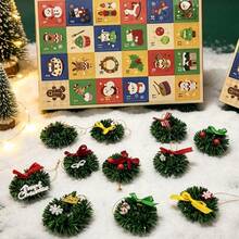 Christmas Advent Calendar 24 Day Countdown Surprise Box, Tear-Open Compartments With Assorted Xmas Charm Pendants, DIY Bracelet Making Set, Decorative Holiday Gift For Seasonal Gifting - 5 - View 8