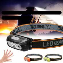 1pc Mini USB Rechargeable Motion Sensor LED Headlamp For Camping & Fishing, Camping Accessories - Multicolor - View 1