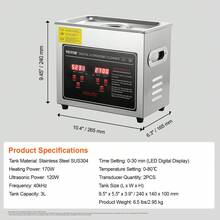 Ultrasonic Cleaners - 2,95 Kg - View 7
