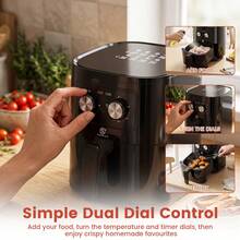 SUPERLEX Air Fryer, 8 Preset Mode Ovens, 5-Liter Cooking Oven, Temperature Adjustable Range 80-200°C, Built-In 60-Minute Timer Function, Non-Stick Inner Pot Design, Overheating Protection Mechanism, Automatic Power Off Function, Healthy Oil-Free, Low-Fat Cook - UK Plug(220-240V) - View 8