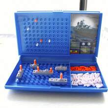 1pc-Sea Battle Chess 2-Player Strategy Board Game - Logical Thinking Battleship Combat Toy - Interactive Casual Party Educational Battle Game (Random Packaging Style) - Multicolor - View 2