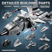 Set Perakitan Robot Udara 25-in-1, Kit Model Kelas Kolektor Dewasa 510+ Bagian, Termasuk Kokpit, Sayap, dan Struktur Modular, Cocok untuk Hadiah Halloween, Natal, Thanksgiving, dan Ulang Tahun, Sempurna untuk Kolektor - 510+ PCS model mekanik udara - View 5
