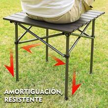 Outdoor Table - Black - View 7