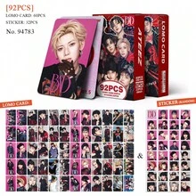 Zojirushi 92pcs Japanese Single BAD Merchandise 3-Inch Photo Cards, Mini Stickers, LOMO Cards, Gift Cards, Photocard, Photo Cards, Arirang, Bts21 Accessories, Bangtan, Photo Card, Photocard - A - View 5