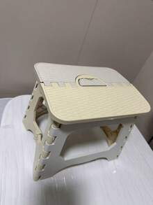 1pc Ultra-Portable Folding Stool, 1-Second Open/Close Thickened Mini Adult Chair, Suitable For Outdoor Camping, Fishing, Kitchen And Bathroom - Multicolor - View 4