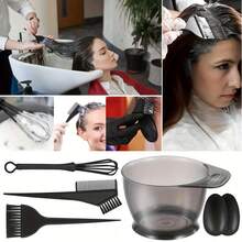 7-In-1 Professional Hair Styling Tool Set | Color Bowl + Ergonomic Comb | Salon-Grade 6-Piece Set Suitable For All Hair Types | Ear Covers | Christmas & Valentine's Day Gift - Multicolor - View 8