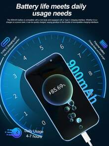 Smartphone Mini SERVO Terbaru 2026 Android 9.0 Dual SIM Jaringan Seluler 3G WCDMA Layar HD Ukuran Kecil 3.0 Inci RAM 2GB+ROM 16GB Ponsel Mini Lucu - Biru - View 7