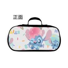 Lilo & Stitch Hộp bút Stitch in hoạt hình dễ thương, túi đựng văn phòng phẩm cầm tay dung tích lớn họa tiết Stitch hoạt hình màu xanh, túi đựng bút bằng vải bền cho học sinh, quà tặng trẻ em - Nhiều màu - Xem 9