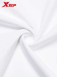XTEP 2000km FUN Women's New Short Sleeve Quick-Dry Running T-Shirt Sports Top, Pearl White - Pearl White - View 5