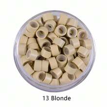 Micro Silicone Rings - 200pcs Hair Extensions Beads 5 Colors Silicone Lined Micro Links For Women Hair Feather Extensions Tool - View 12
