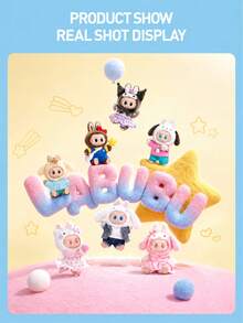 Pop Mart Labubu THE MONSTERS X Sanrio Family Series - Liontin Boneka Vinyl (1 Kotak Buta Acak) - MultiWarna - View 3