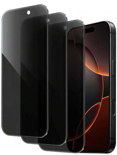 3 pachete protecție ecran anti-privare compatibilă cu 18 Pro Max/18 Pro/17 Pro Max/17 Pro/17e/17/16 Pro Max/16 Pro/16 Plus/15 Pro Max/15 Pro/15 Plus/14 Pro Max/14 Pro/14 Plus/13 Pro Max/13 Pro/13 Mini/12 Pro Max/12 Pro/12 Mini/11 Pro Max/11 Pro/11/XS Max/XS/XR/X/8P/8/7/6/Se/Air