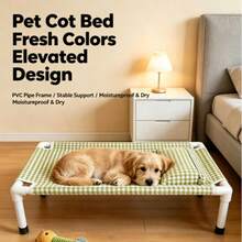 Pet Elevated Bed, Universal Cat & Dog Bed, Washable Small Dog Bed Mat, Four Seasons Available, Off-Ground Moisture Proof, Breathable, Portable For Outdoor Use - one-size - View 6