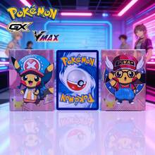 Funko 55 قطعة صندوق بوكيمون أنمي لامع - مجموعة بيكاتشو، مجموعة بطاقات تداول نادرة لامعة للمجمعين، هدية عيد ميلاد مثالية للمجمعين - متعدد الألوان - مشاهدة 2