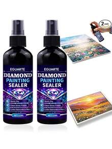 New Diamond Painting Sealant Spray, Quick-Drying Diamond Art Sealant, Prevent Yellowing, With Transparent Gloss Protection Layer, Firmly Lock Diamonds, Used For Diamond Art, Coasters, Art Puzzles And DIY Craft Projects. - A - View 1
