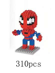 Disney The Avengers Spider-Man Building Blocks 310PCS Action Cartoon Character Superhero Hulks Groot Brick Model Building Block For Birthday Gifts - Multicolor - View 19